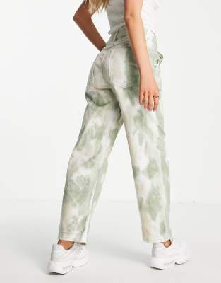 Green tie best sale dye jeans