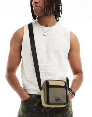small cross body bag in khaki green