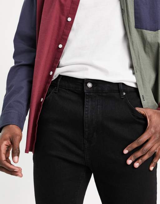Pull&Bear - Smaltoelopende jeans in zwart, 3 van 4