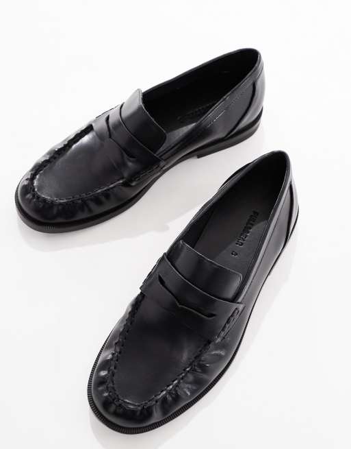 Pull&Bear smart loafer in black, 3 of 4