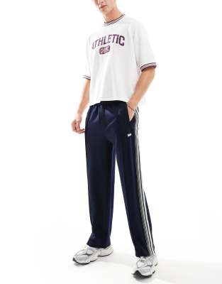 smart sweatpants in dark blue-Navy