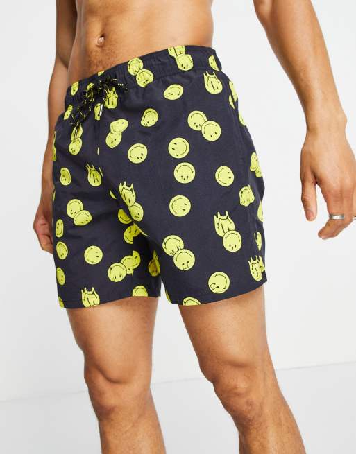 Yellow winky hot sale face shorts