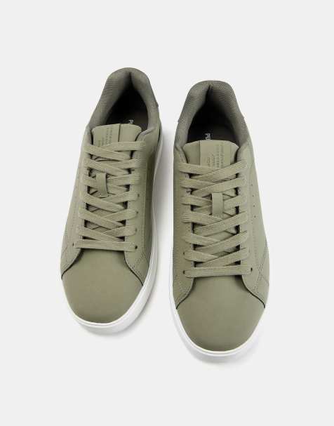 Pull&Bear – Sneaker in Grün - view 1