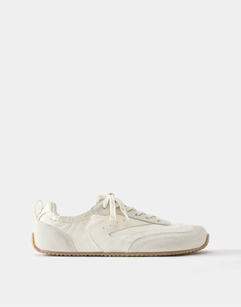 Pull&Bear sneakers barefoot in ecru - view 1