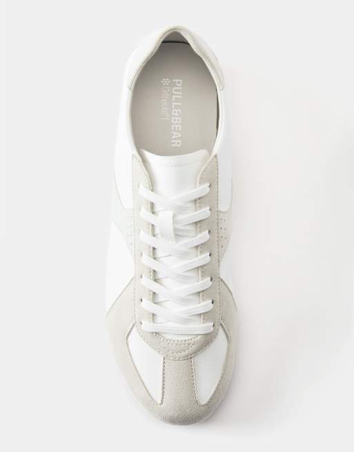 Pull&Bear sneakers casual bianche, 3 di 4