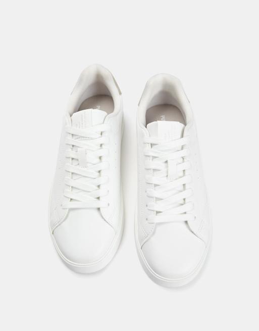 Pull&Bear Sneakers in white, 2 of 4
