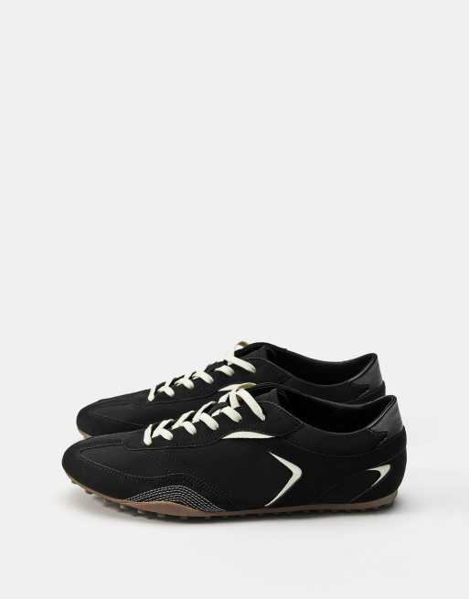 Pull&Bear - Sneakers in zwart, 2 van 4