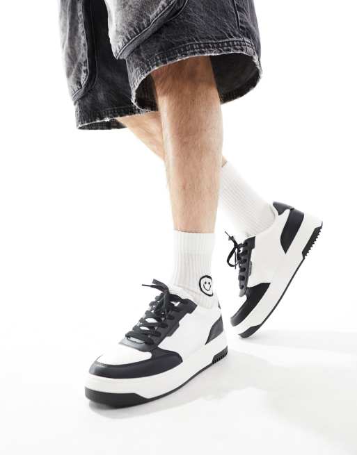 Pull&Bear - Sneakers met dikke geribbelde zool in multi