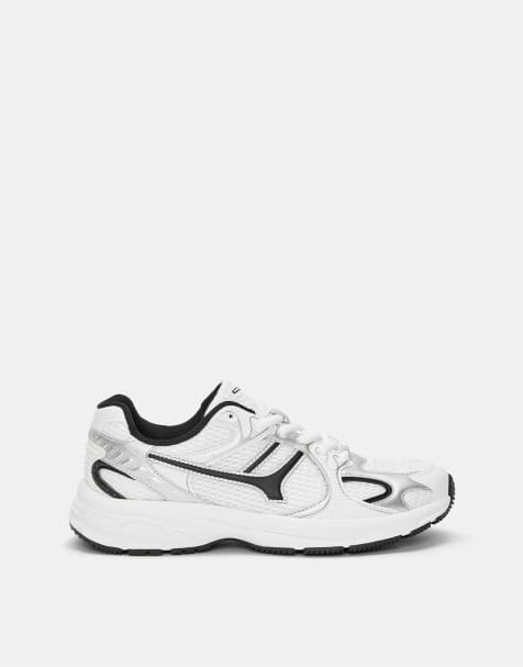 Pull&Bear - Sneakers met verschillende stukken in wit - view 1