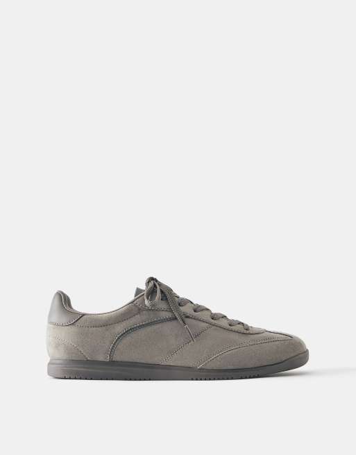 Pull&Bear sneakers slim color tortora