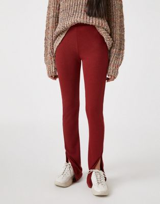 Pull&Bear soft touch legging co-ord in rust - ASOS Price Checker