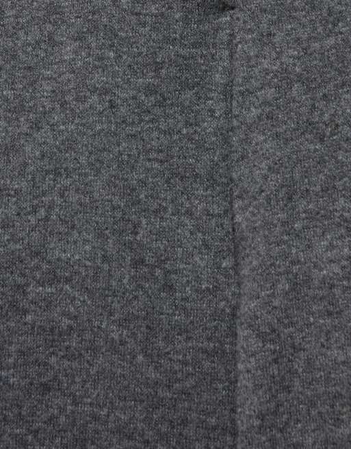 Pull&Bear Soft-touch wide-leg trousers in grey, 5 of 6