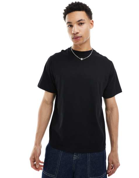 Pull&Bear - Sort basis-T-shirt - view 1