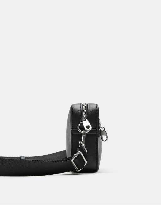 Pull&Bear - Sort crossbody-taske med udsmykninger, 2 af 4