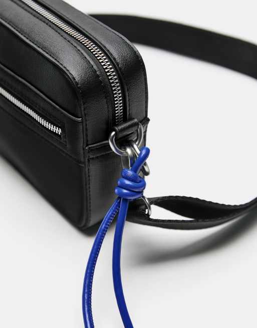 Pull&Bear - Sort crossbody-taske med udsmykninger, 3 af 4