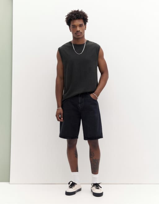 Pull&Bear - Sort overdel, 3 af 4