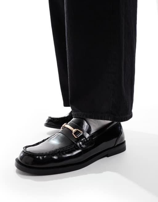 Pull&Bear - Sorte flade loafers