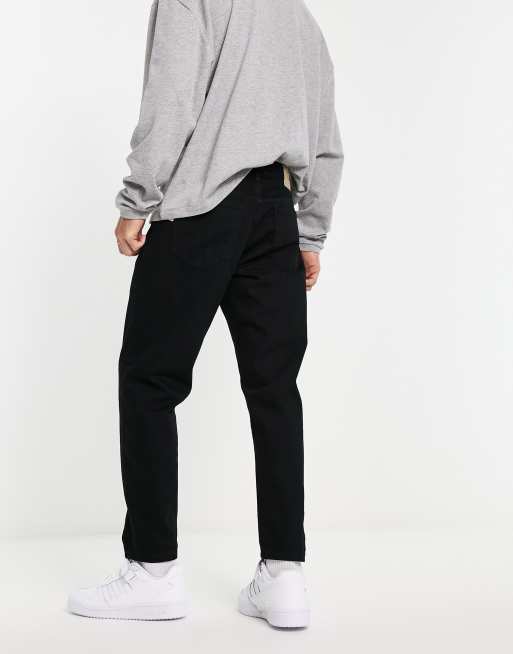 Pull&Bear - Sorte jeans med almindelig pasform, 2 af 4