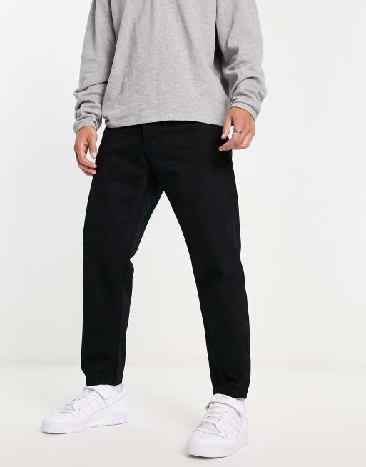 Pull&Bear - Sorte jeans med almindelig pasform, 4 af 4