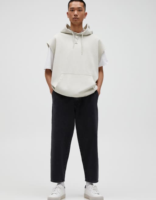 Pull&Bear - Sorte jeans med ballonform
