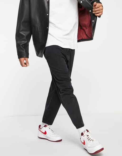 Pull&Bear - Sorte jeans med ballonform