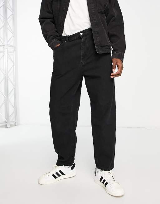 Pull&Bear - Sorte jeans med ballonform