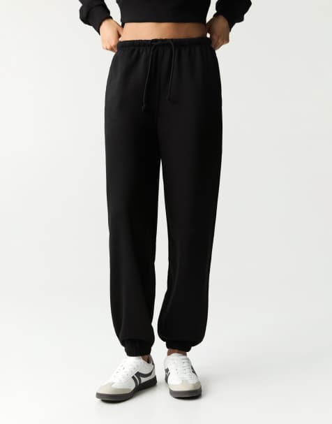 Pull&Bear - Sorte joggingbukser - view 1
