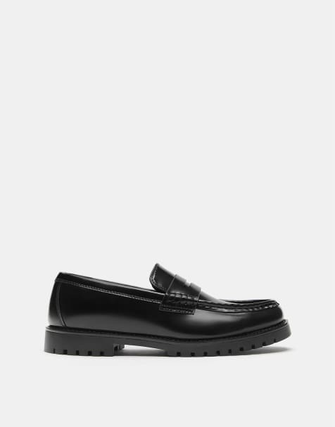 Pull&Bear - Sorte loafers med chunky sål - view 1
