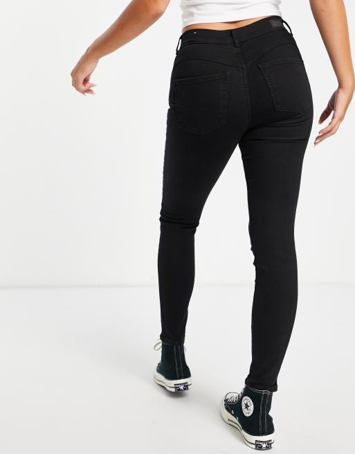 Pull&Bear - Sorte pushup-jeans i skinny fit, 2 af 4