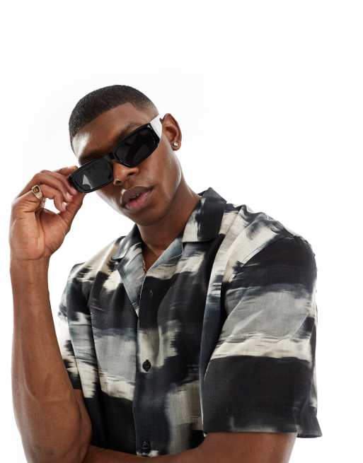 Pull&Bear - Sorte retro solbriller