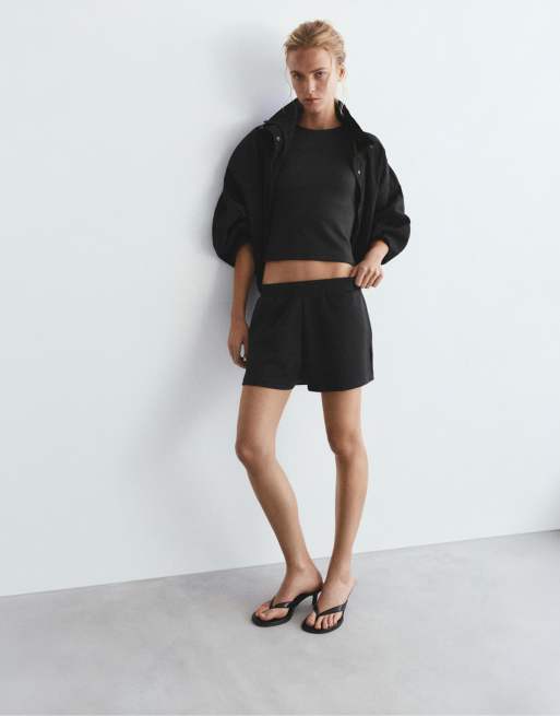 Pull&Bear - Sportshort in zwart, 2 van 4