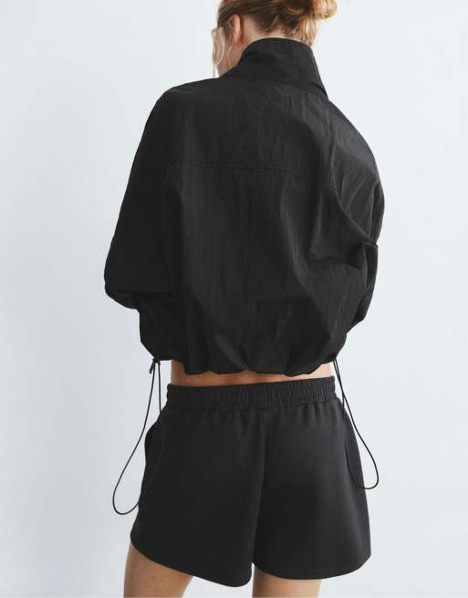 Pull&Bear - Sportshort in zwart, 3 van 4