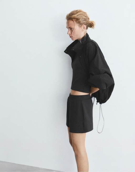 Pull&Bear - Sportshort in zwart, 4 van 4
