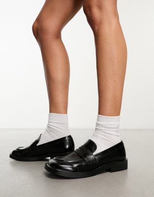 Pull&Bear square toe loafer 