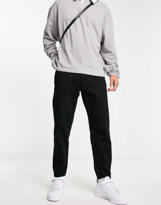 Pull&Bear - Standaard-fit jeans in zwart