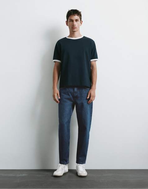 Pull&Bear standaard jeans in indigo - view 1