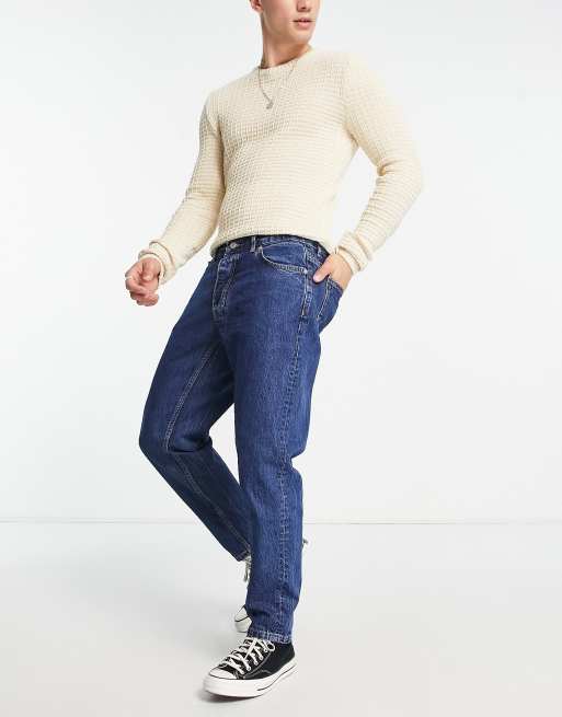 Pull&Bear fit jeans in blue | ASOS