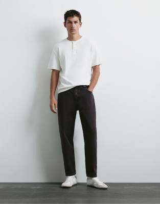 Pull & Bear Standard Jeans In Grey