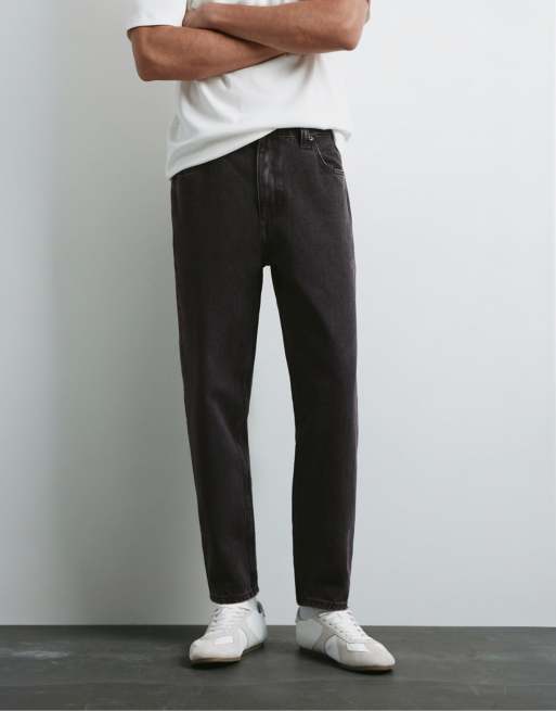 Pull&Bear Standard jeans in faded black, 4 of 7