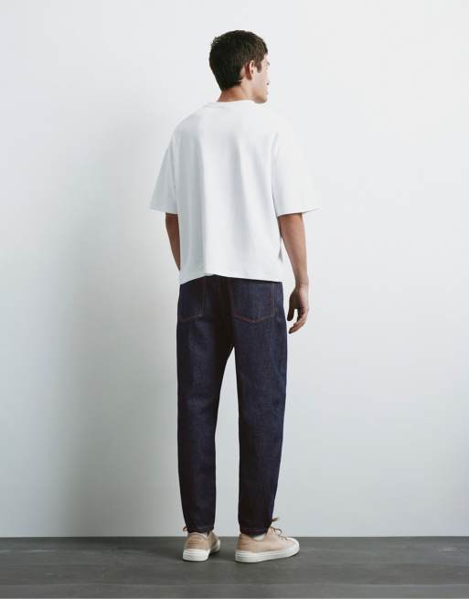Pull&Bear Standard jeans in navy, 2 of 7