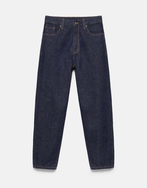 Pull&Bear Standard jeans in navy, 5 of 7