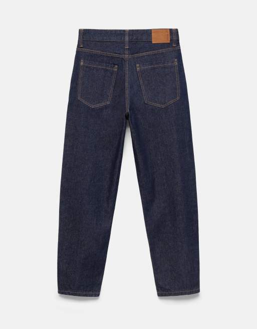 Pull&Bear Standard jeans in navy, 7 of 7