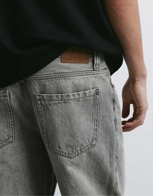 Pull&Bear Standard jeans in pale grey, 5 of 7
