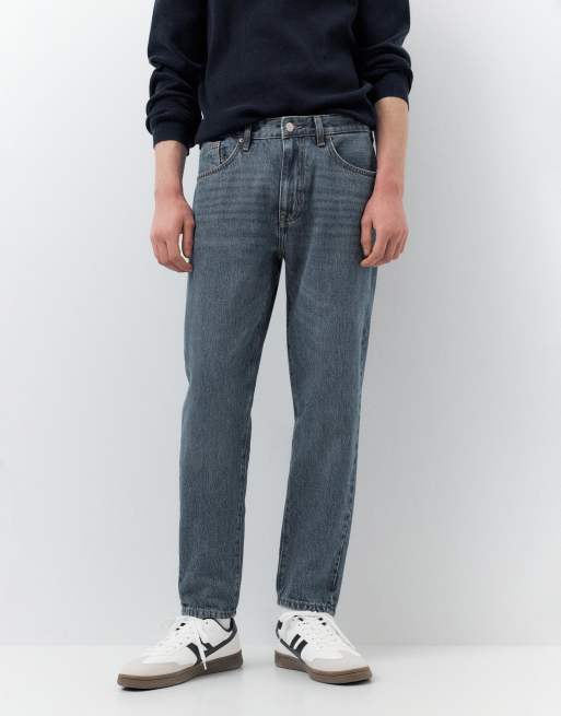 Pull&Bear Standard jeans in pastel blue, 2 of 4