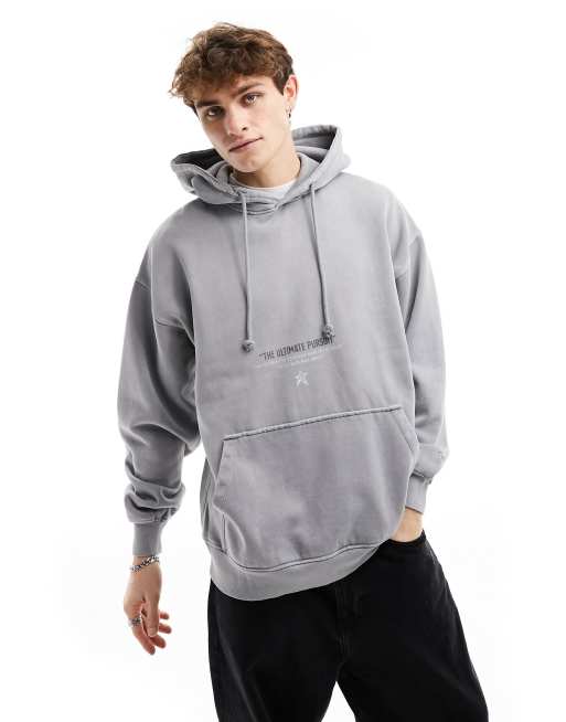 Washed Gray Hoodie 