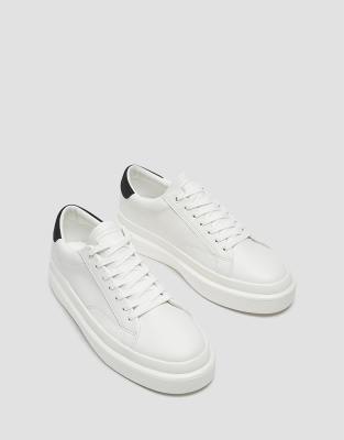 pull and bear white trainers