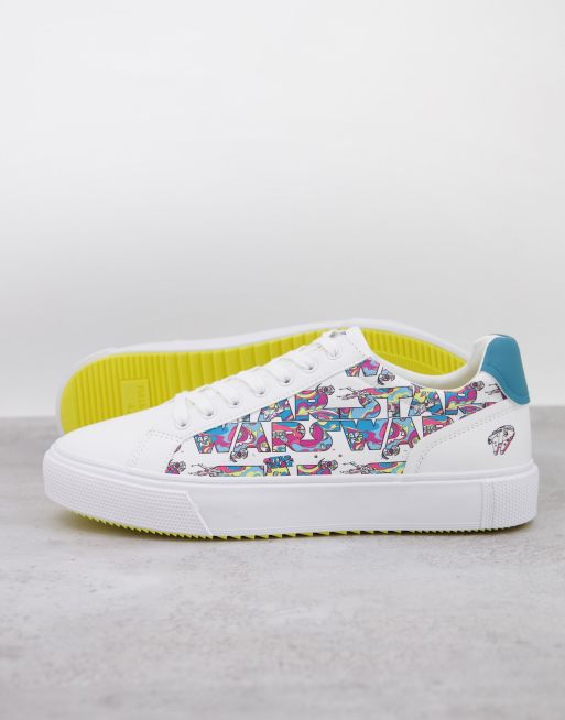 Pull&Bear - Star Wars - Sneakers in wit
