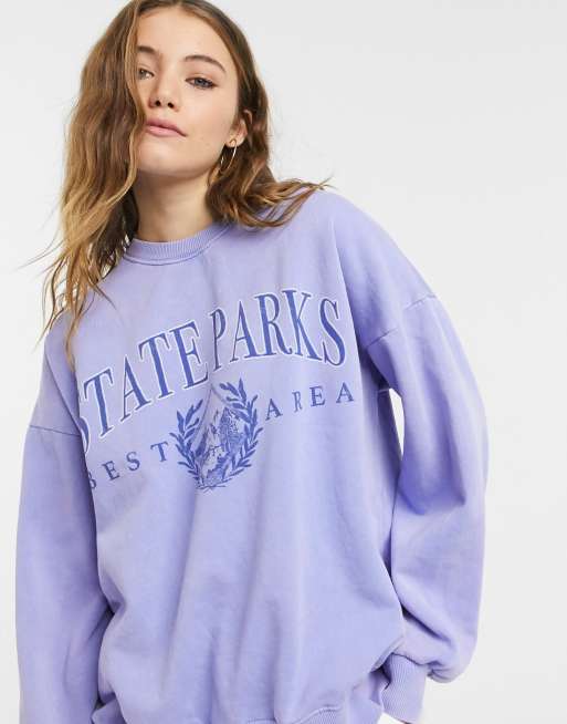 Pull and bear college cheap sweatshirt