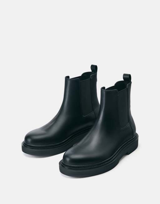 Pull&Bear stivaletti Chelsea neri, 3 di 5