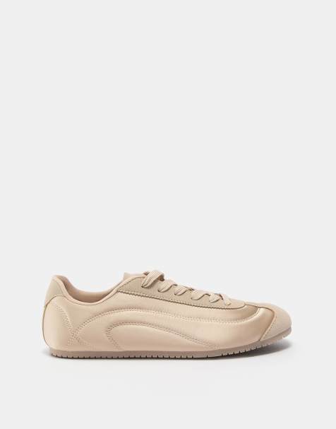 Pull&Bear – Stoff-Sneaker in Rosa - view 1